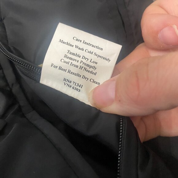 LL Bean Blazer Mens 44 Tall Black Micro Polyester Lined 2 Button Sports Jacket - Picture 11 of 11